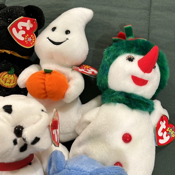 10 full size Ty beanie babies, one mini ornament. - Picture 3 of 6